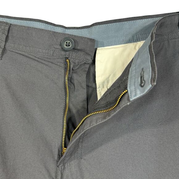 Columbia SZ 40W Mens Casual Shorts Mottled Zip-Fly Pockets 10" Inseam Gray - Picture 2 of 7